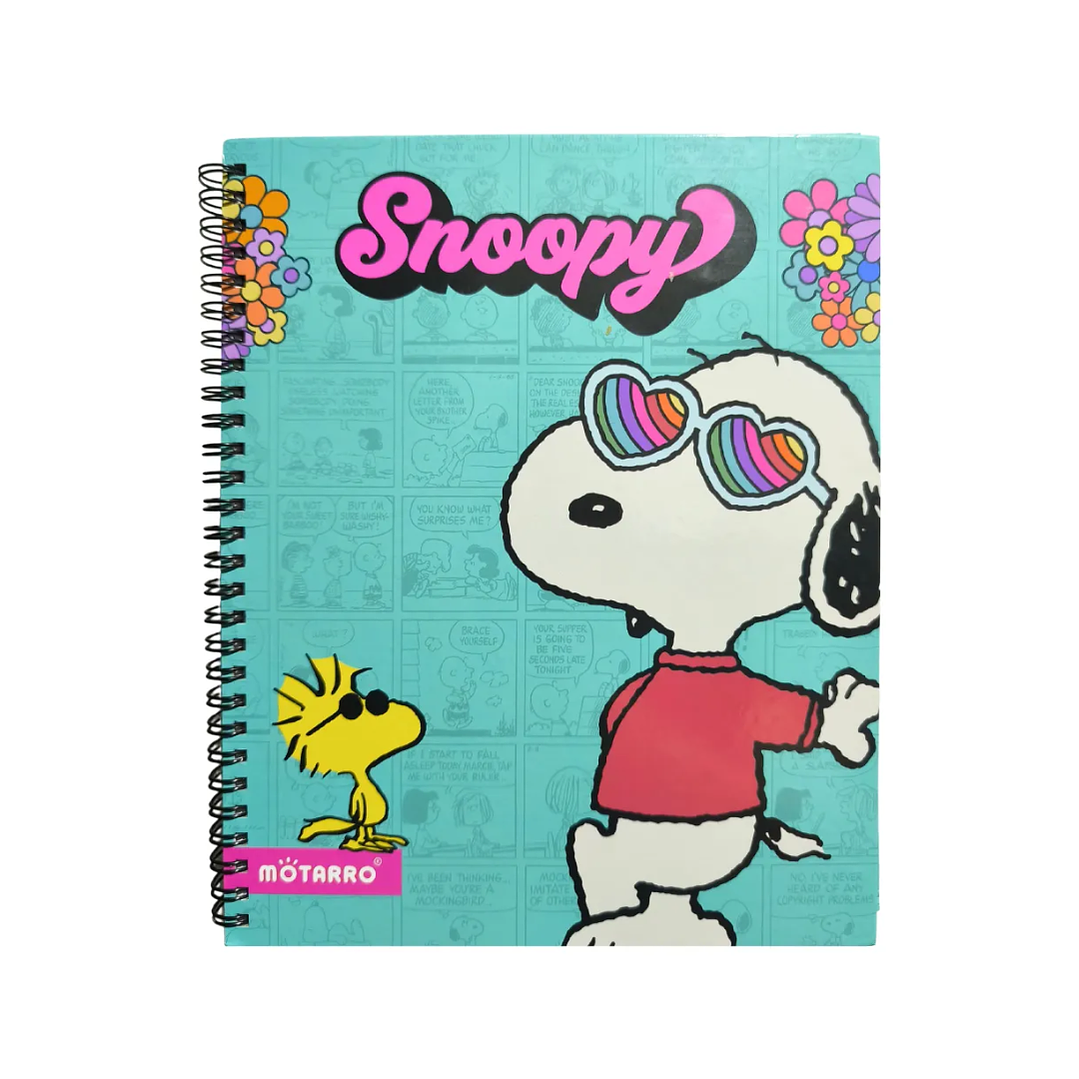 Cuaderno Universitario Tapa Dura 100 Hojas Snoopy 7
