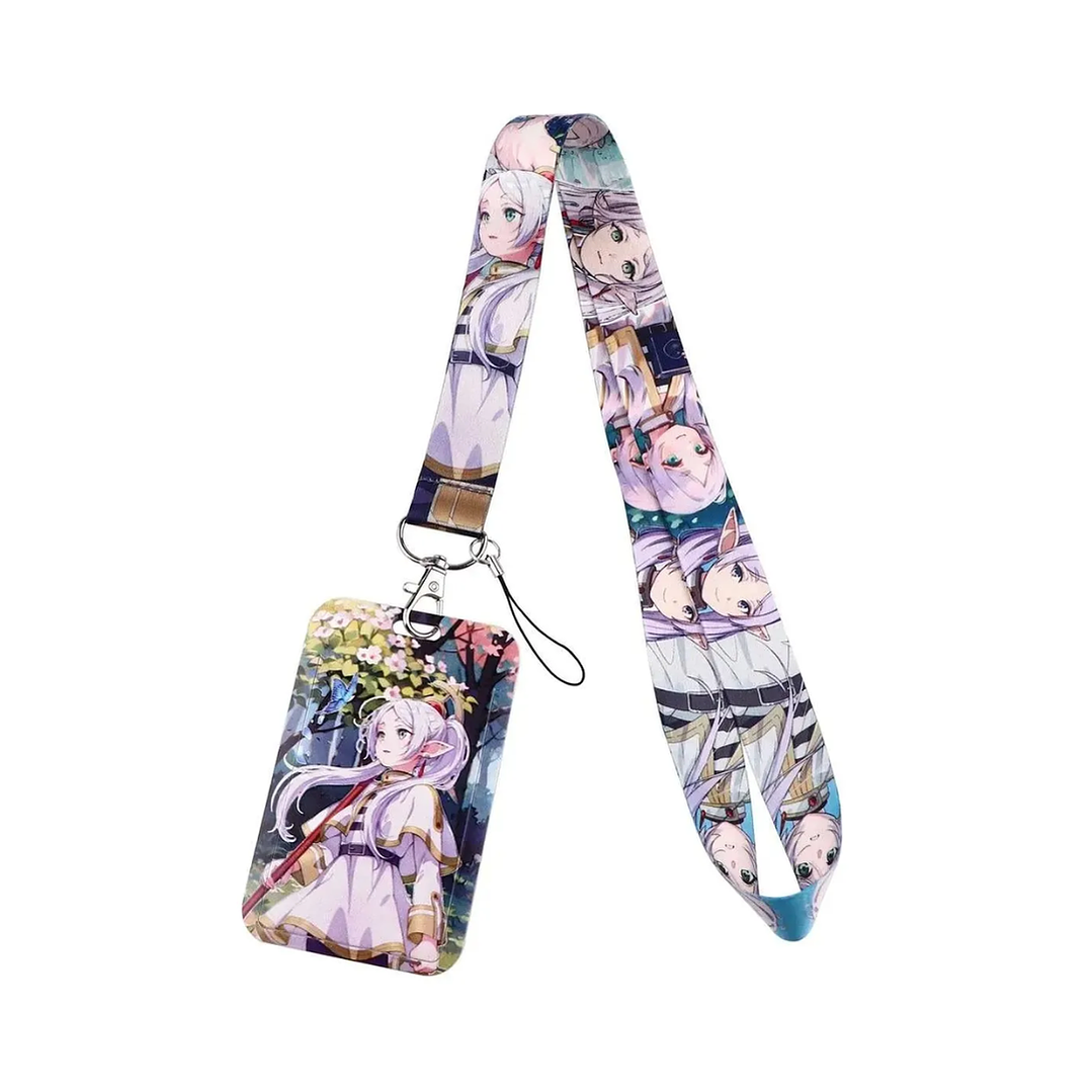 Portacredencial + Lanyard Frieren Anime 1