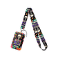 Portacredencial + Lanyard Diseño Calavera - Miniatura 1