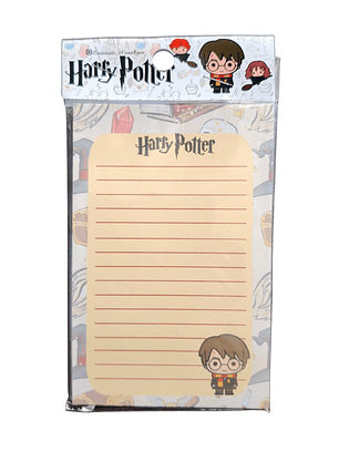 Set Esquela Block de Notas Diseño Harry Potter