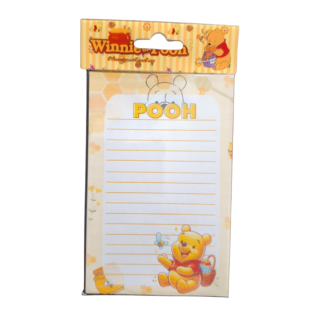 Set Esquela Block de Notas Diseño Winnie The Pooh 1