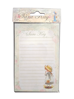 Set Esquela Block de Notas Diseño Sara Kay Tierno