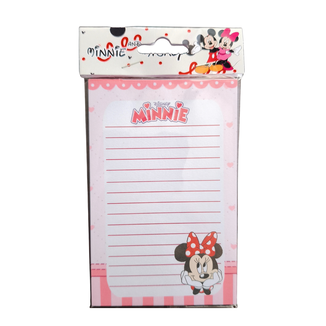 Set Esquela Block de Notas Diseño Mickey Mouse & Minnie Mouse 2