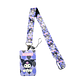 Portacredencial + Lanyard Kuromi Sanrio Kawaii - Miniatura 4