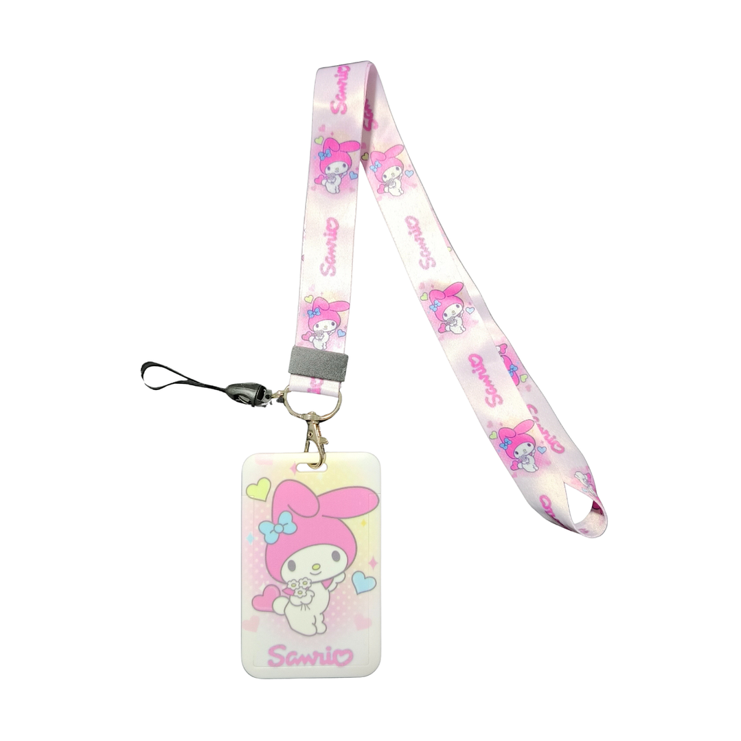 Portacredencial + Lanyard My Melody Sanrio Kawaii 2
