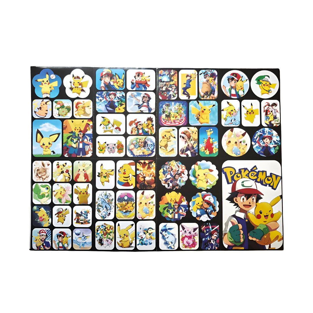 Set 222 Stickers Pokemon Pikachu Anime Pegatinas 2