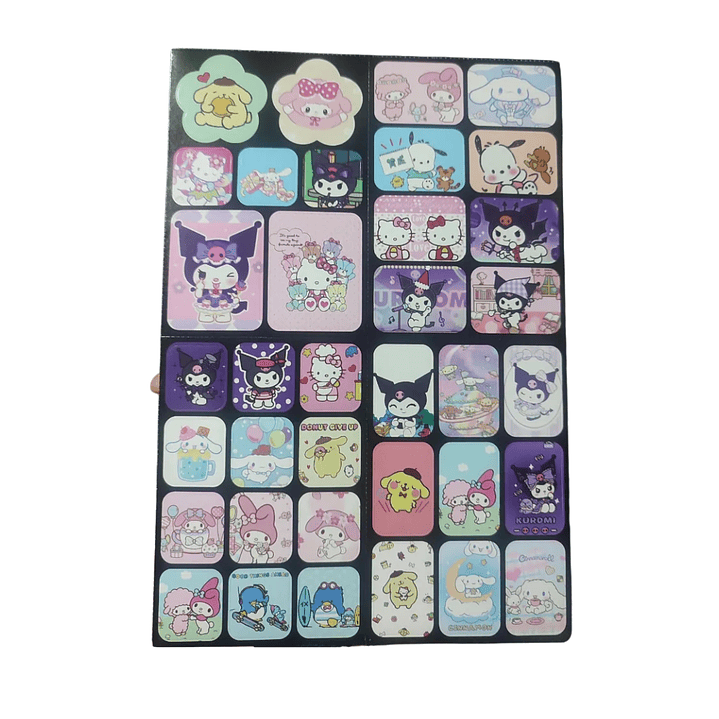 Set 222 Stickers Hello Kitty y Amigos Sanrio Kuromi Melody Kawaii Pegatinas 2