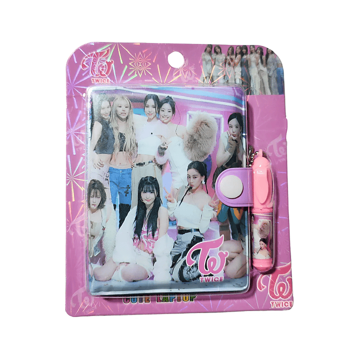 Mini Libreta + Lápiz Diseño Twice Kpop 2