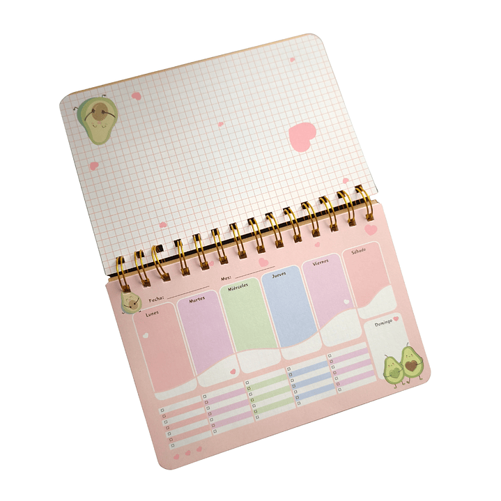 Set Escolar Palta Kawaii Planner + Notas Adhesivas 3