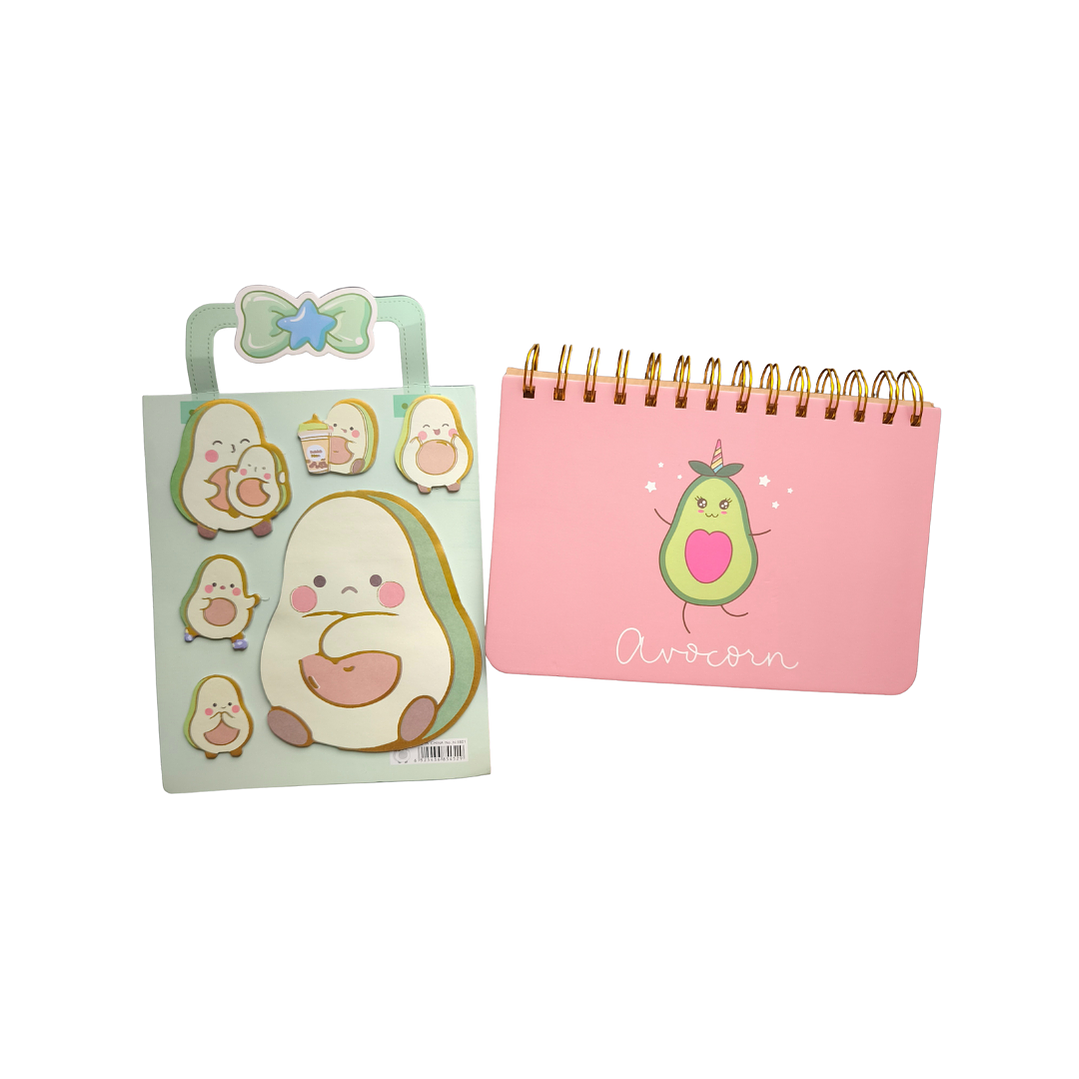 Set Escolar Palta Kawaii Planner + Notas Adhesivas 2