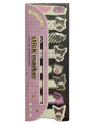 Notas Adhesivas Diseño Kuromi Kawaii