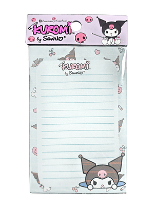 Set Esquela Block de Notas Diseño Kuromi