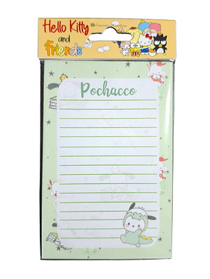 Set Esquela Block de Notas Diseño Pochacco