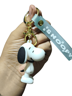 Llavero Plástico Diseño Snoopy