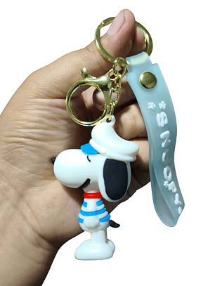 Llavero Plástico Diseño Snoopy
