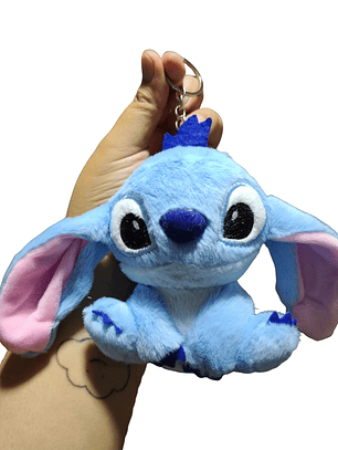 Llavero Tipo Peluche Diseño Stitch 