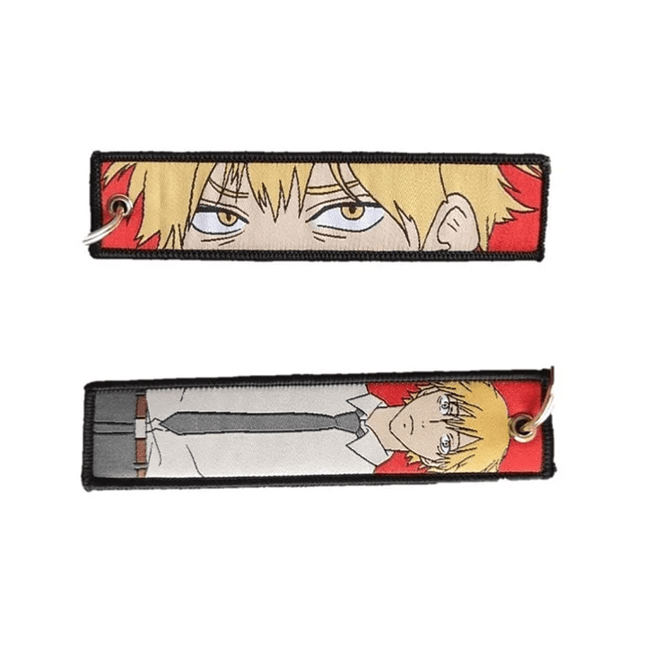 Llavero Bordado Diseño Denji Chainsaw Man Anime 1