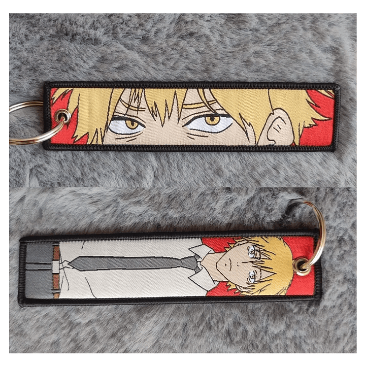 Llavero Bordado Diseño Denji Chainsaw Man Anime 2