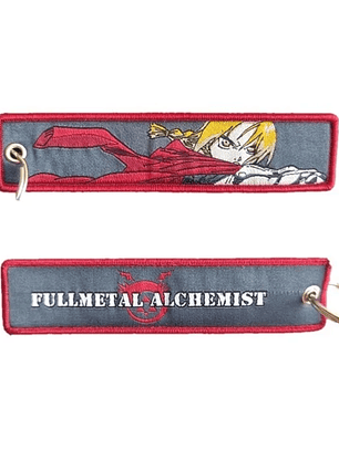 Llavero Bordado Diseño Full Metal Alchemist Anime