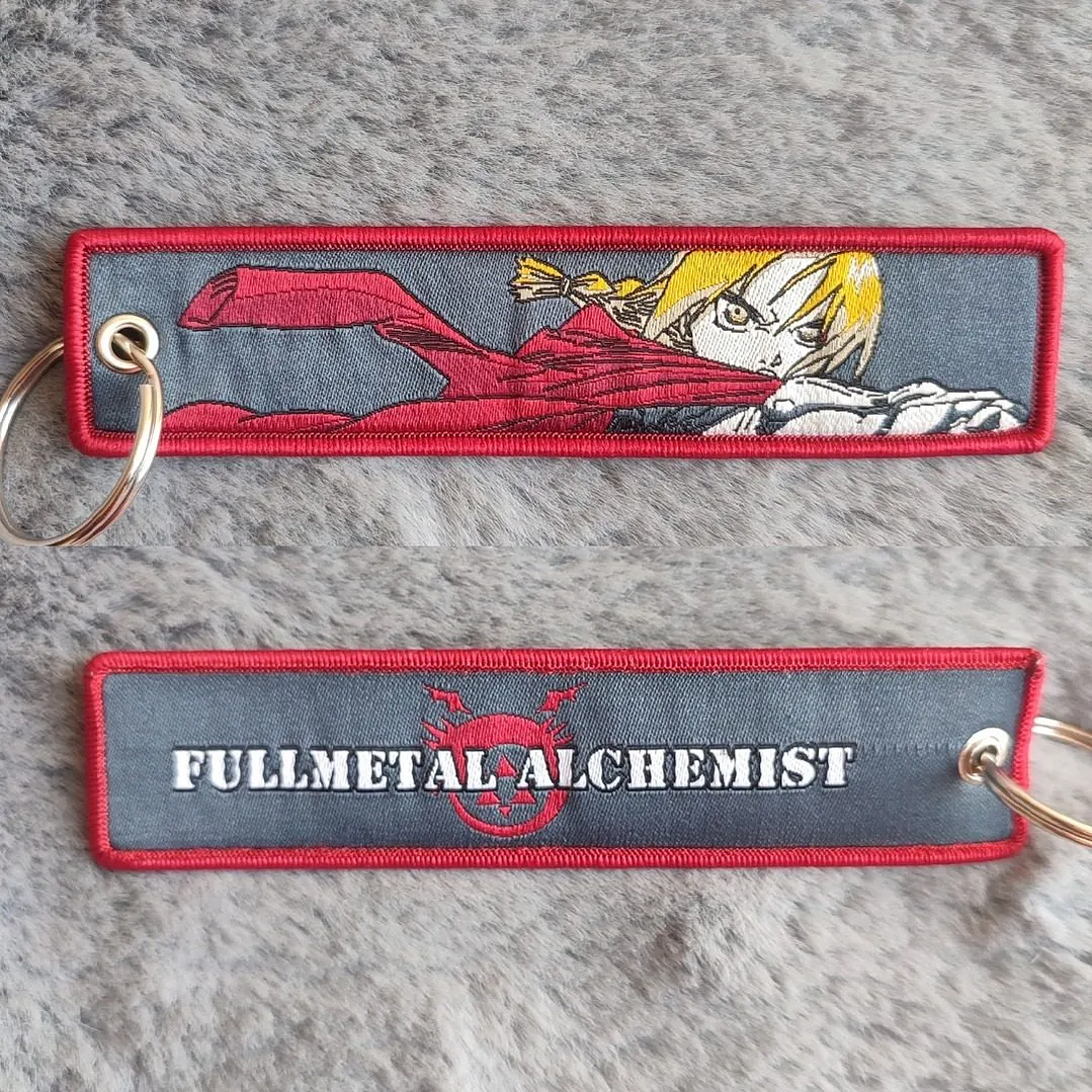 Llavero Bordado Diseño Full Metal Alchemist Anime 2