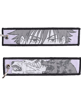 Llavero Bordado Diseño Fushiguro Jujutsu Kaisen Anime