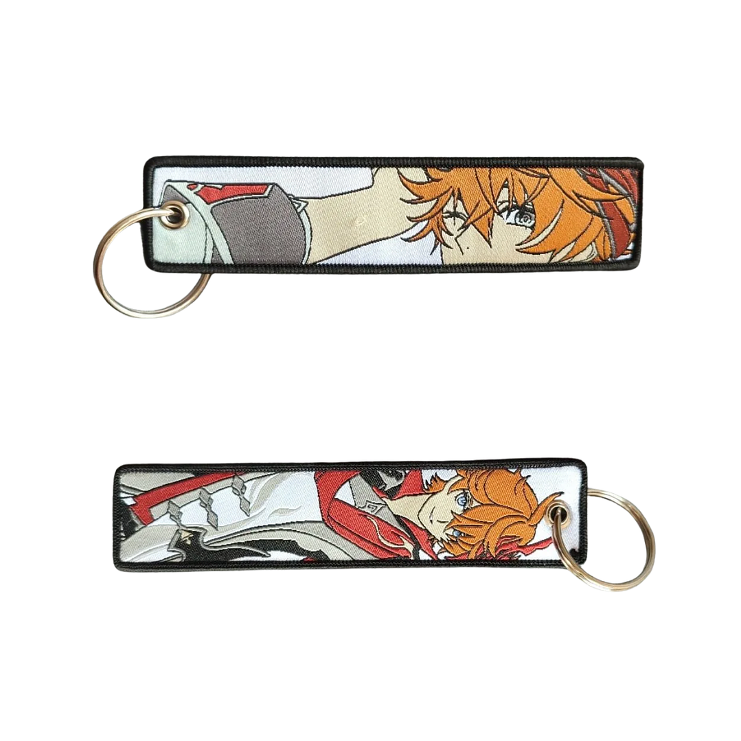 Llavero Bordado Diseño Genshin Impact 1