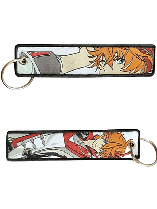 Llavero Bordado Diseño Genshin Impact