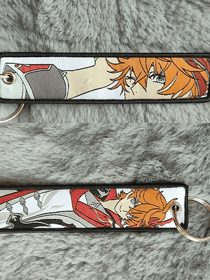 Llavero Bordado Diseño Genshin Impact