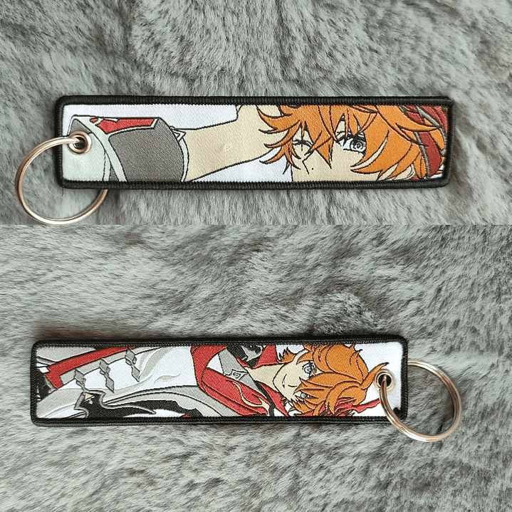 Llavero Bordado Diseño Genshin Impact 2