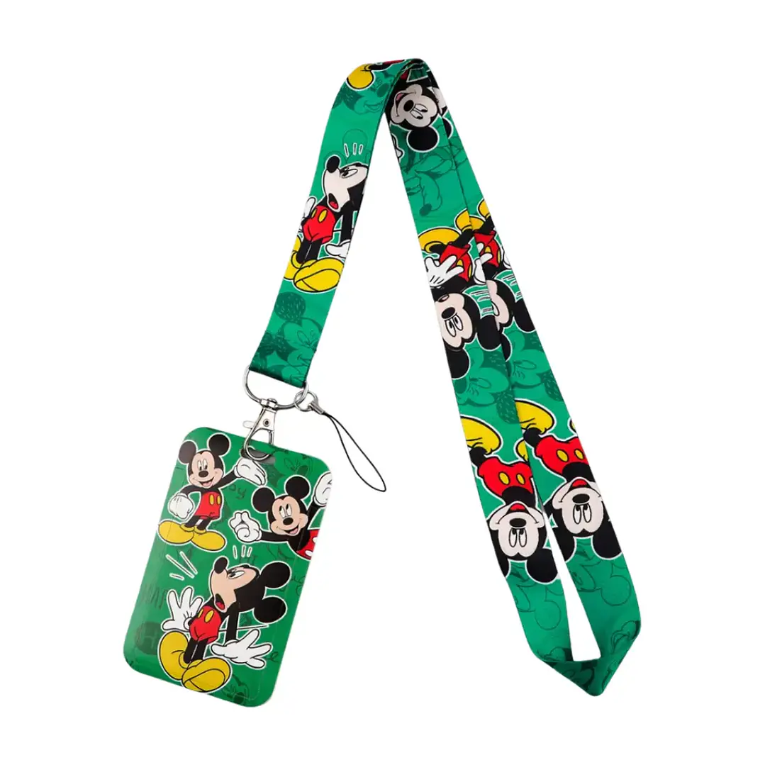 Portacredencial + Lanyard Mickey Mouse 2