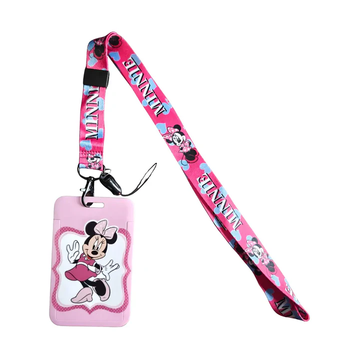 Portacredencial + Lanyard Minnie Mouse 2