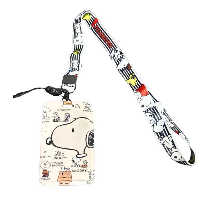 Portacredencial + Lanyard Snoopy 6