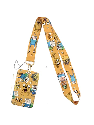 Portacredencial + Lanyard Hora de Aventura