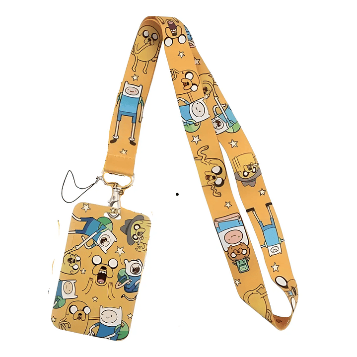 Portacredencial + Lanyard Hora de Aventura 1