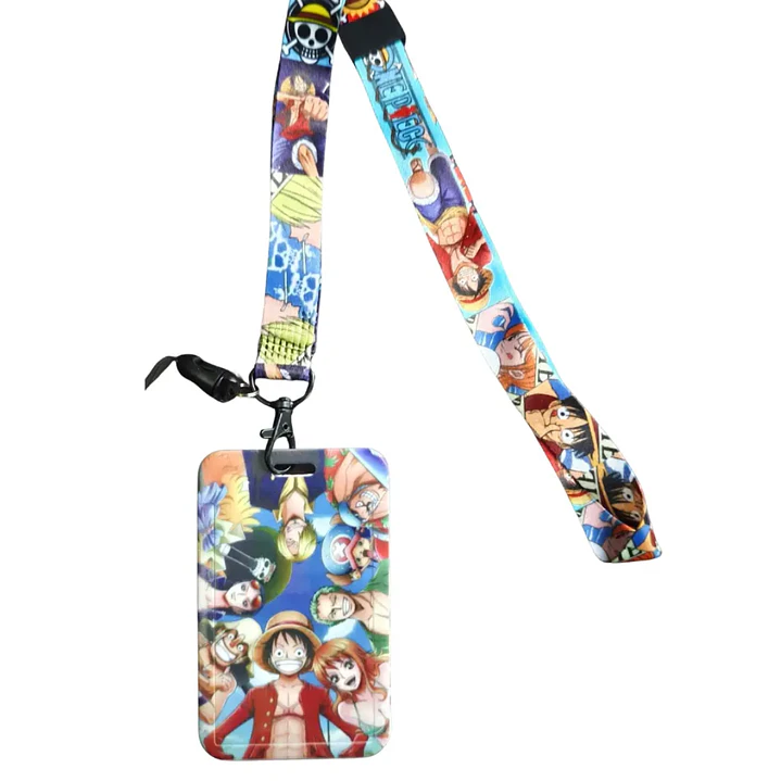 Portacredencial + Lanyard One Piece Anime 3