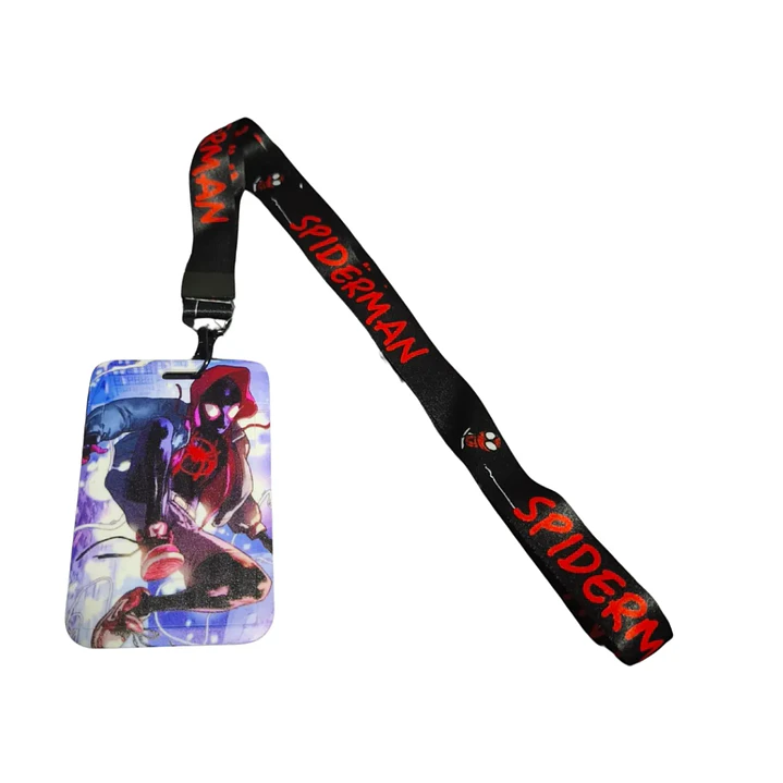 Portacredencial + Lanyard Superheroes Hombre Araña Spiderman Marvel 2