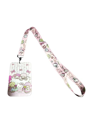 Portacredencial + Lanyard Hello Kitty Sanrio Kawaii