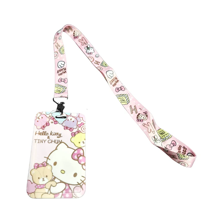 Portacredencial + Lanyard Hello Kitty Sanrio Kawaii 2