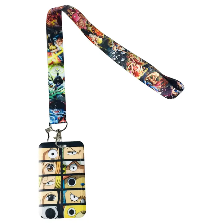 Portacredencial + Lanyard One Piece Anime 5