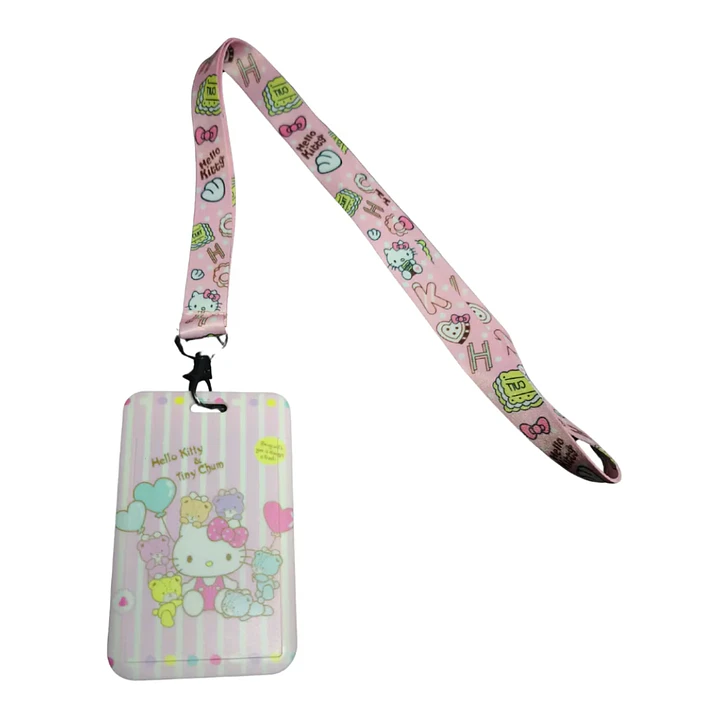 Portacredencial + Lanyard Hello Kitty Sanrio Kawaii 3