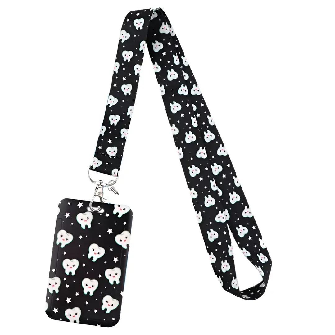 Portacredencial + Lanyard Salud Enfermería Medicina  7