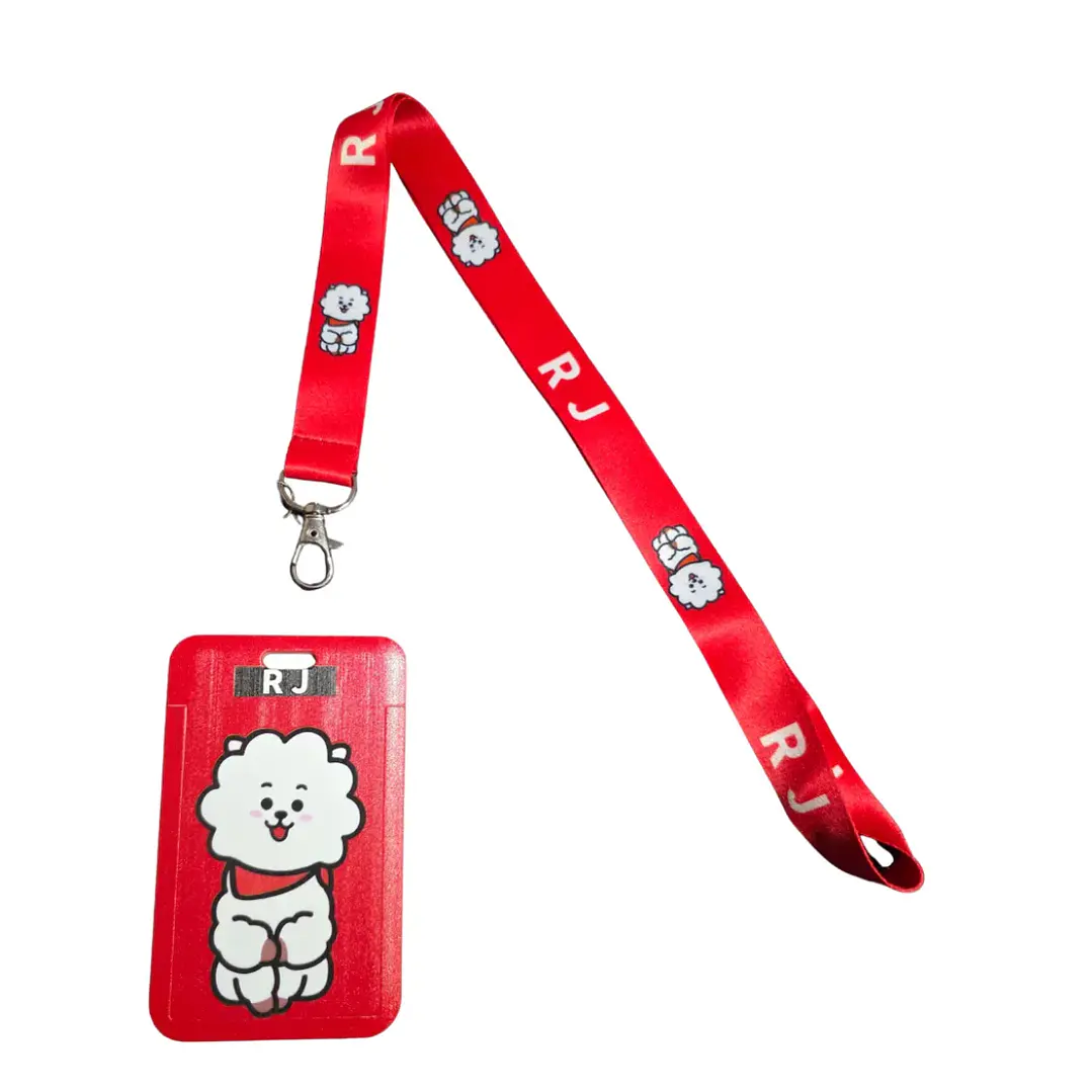 Portacredencial + Lanyard BTS BT21 Kpop Bangtan Boygroup 5