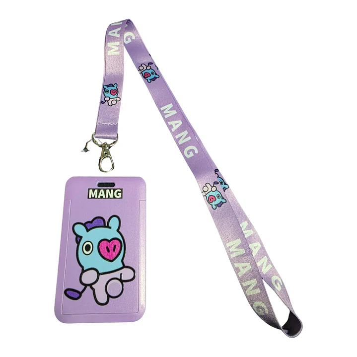 Portacredencial + Lanyard BTS BT21 Kpop Bangtan Boygroup 6
