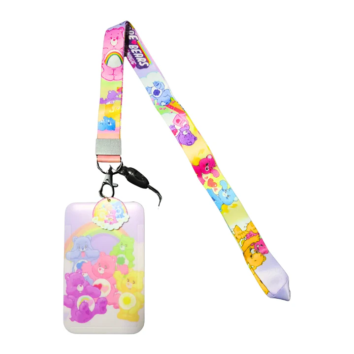 Portacredencial + Lanyard Ositos Cariñositos Cartoon Dibujo Animado 2