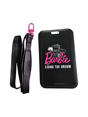 Portacredencial + Lanyard Barbie Original Licencia
