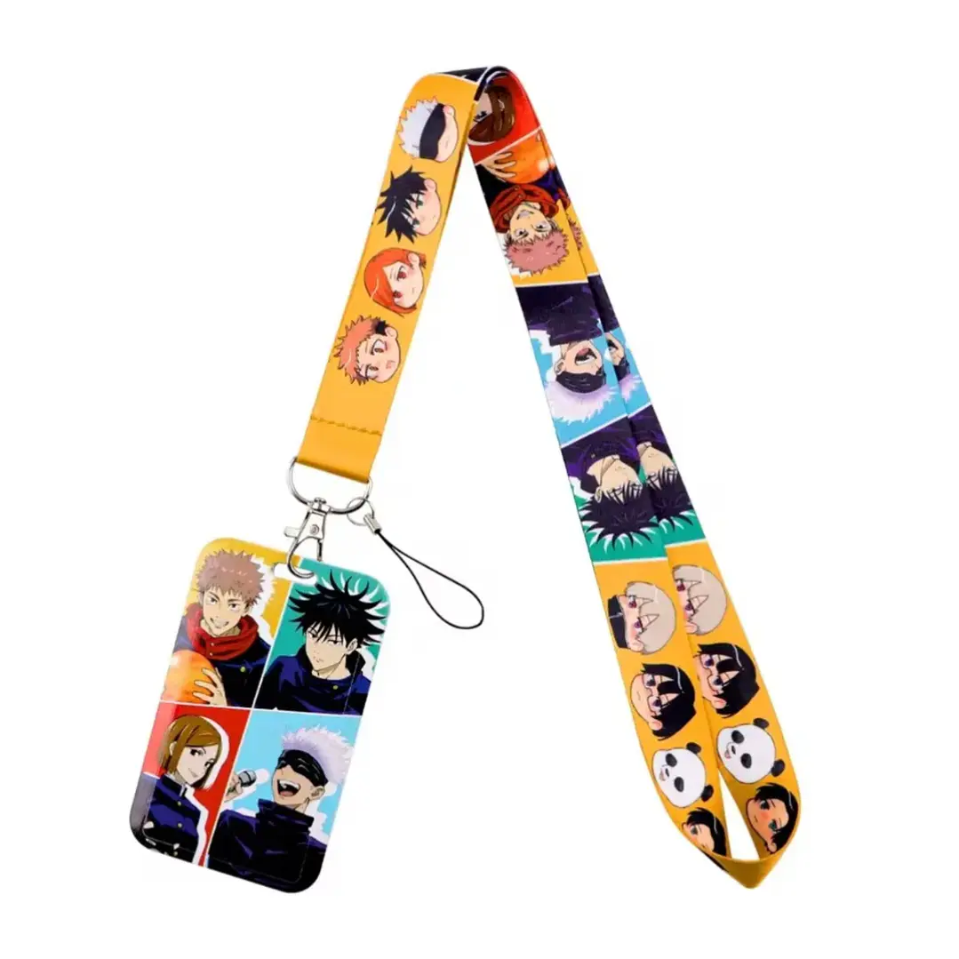 Portacredencial + Lanyard  Jujutsu Kaisen Anime 1
