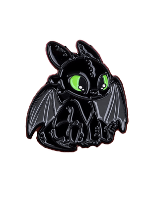 Pin Broche Como Entrenar a Tu Dragon- Chimuelo Prendedor Metálico