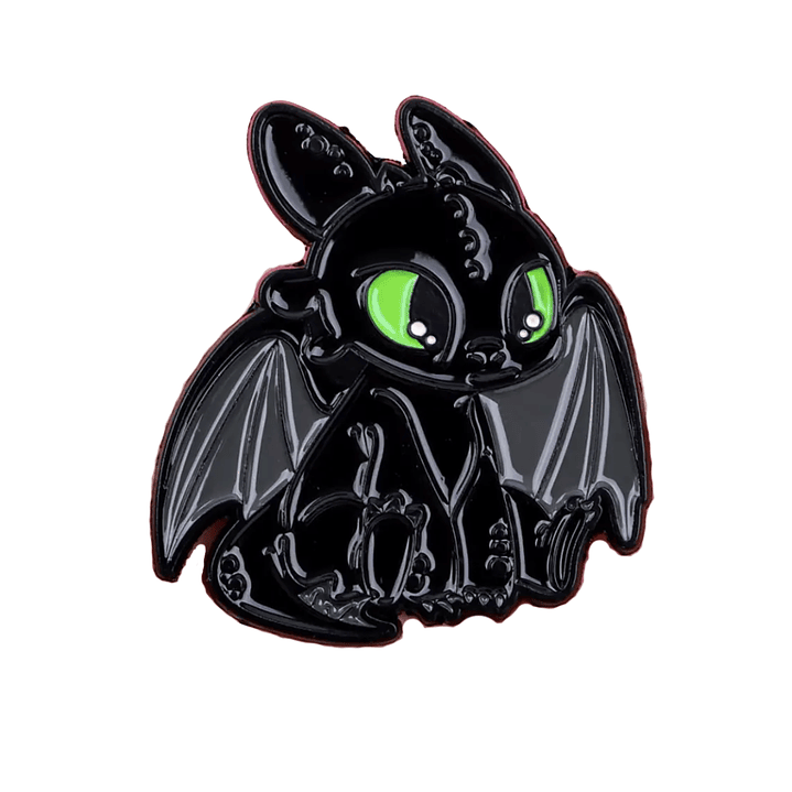Pin Broche Como Entrenar a Tu Dragon- Chimuelo Prendedor Metálico 1