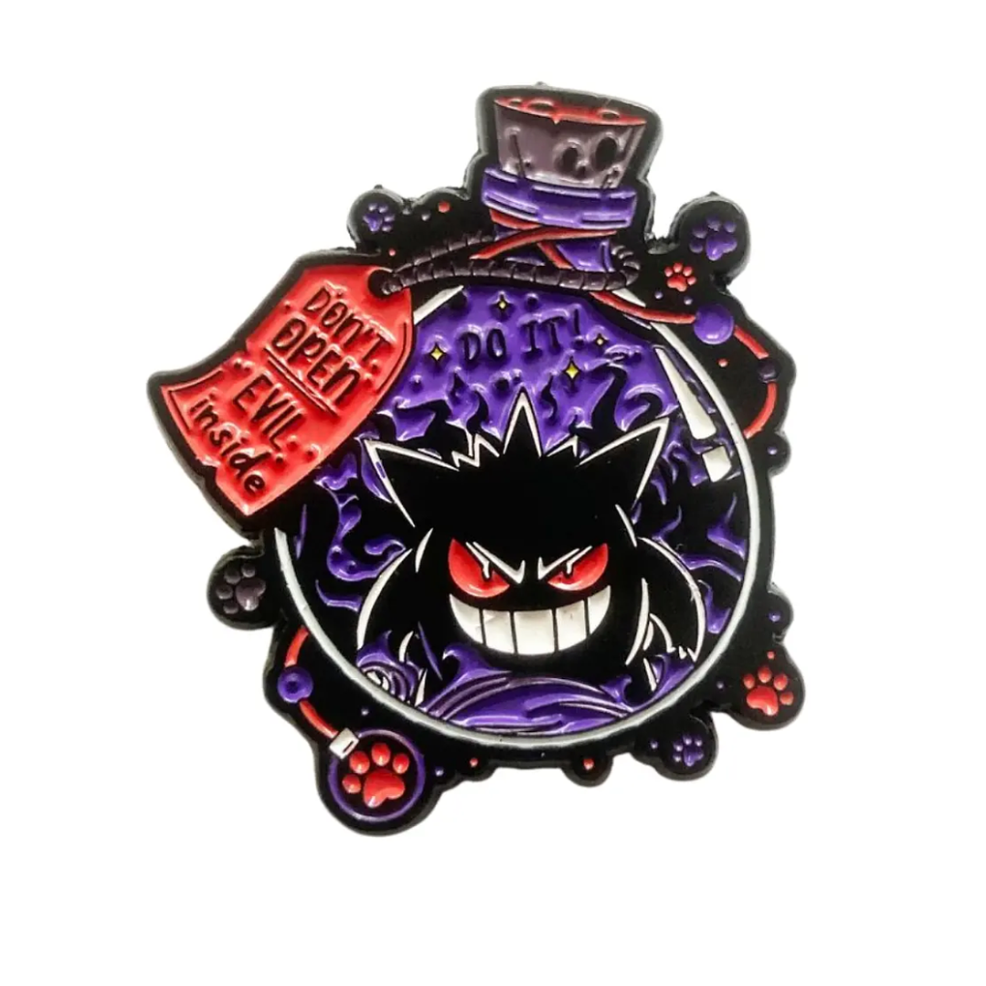 Pin Broche Gengar Pokemon Prendedor Metálico 1