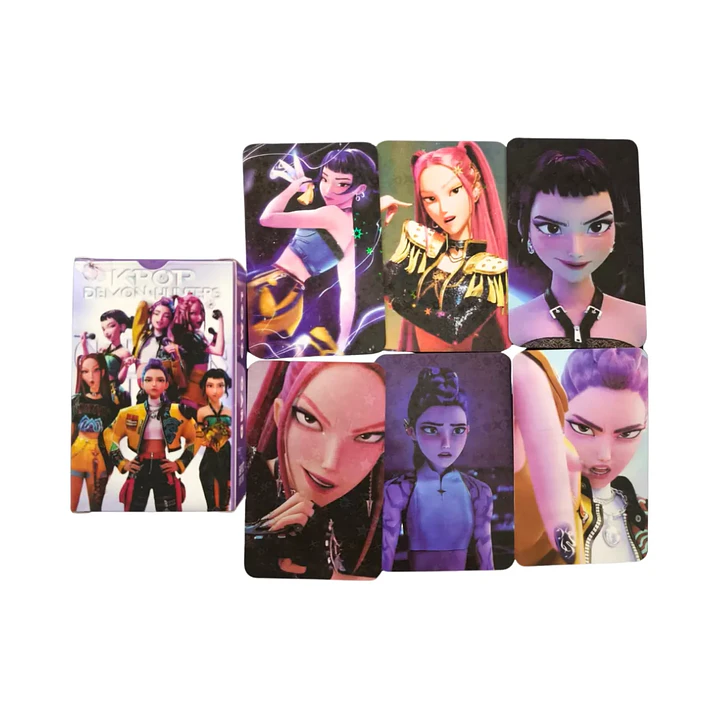 Set 55 Photocards / Lomo Card Huntrix Kpop Demon Hunters 1